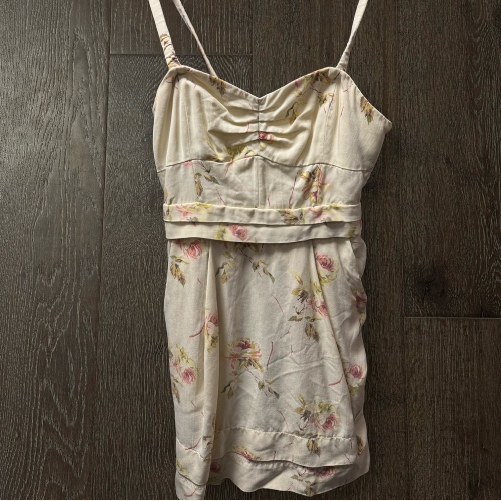 Wilfred Cream Floral Dress